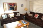 Mammoth Vacation Rental Woodlands 28 -  Cozy Living Room